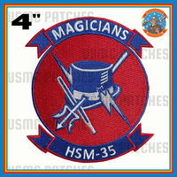 Officially Licensed US Navy HSM-35 Magicians Patch