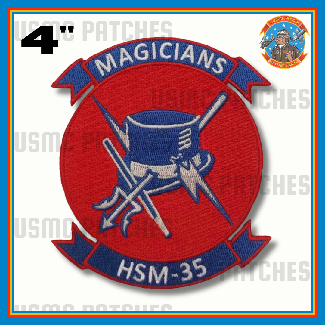 Officially Licensed US Navy HSM-35 Magicians Patch