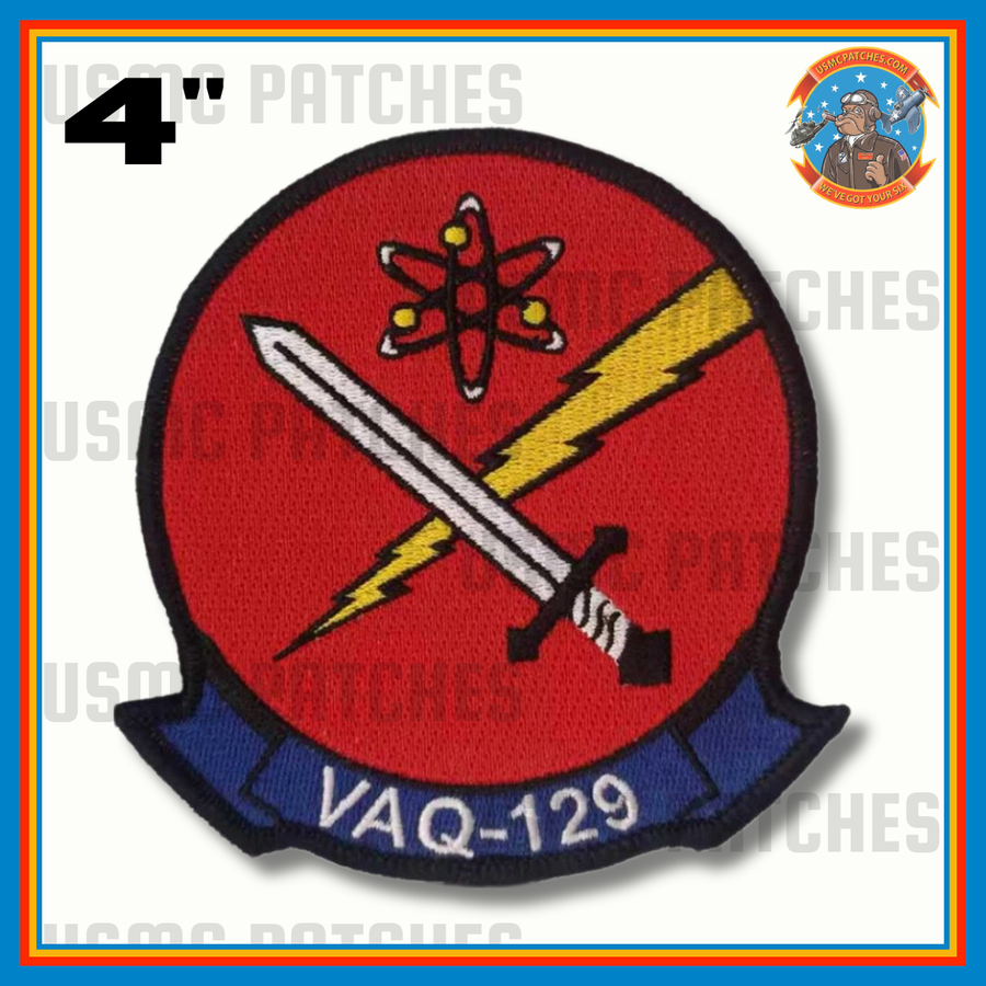 Officially Licensed US Navy VAQ-129 Vikings 2025 Patches
