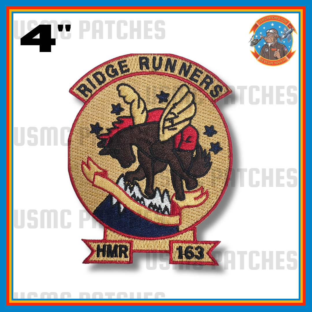 Officially Licensed USMC HMR-163 Ridge Runners Patch