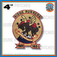Officially Licensed USMC HMR-163 Ridge Runners Patch
