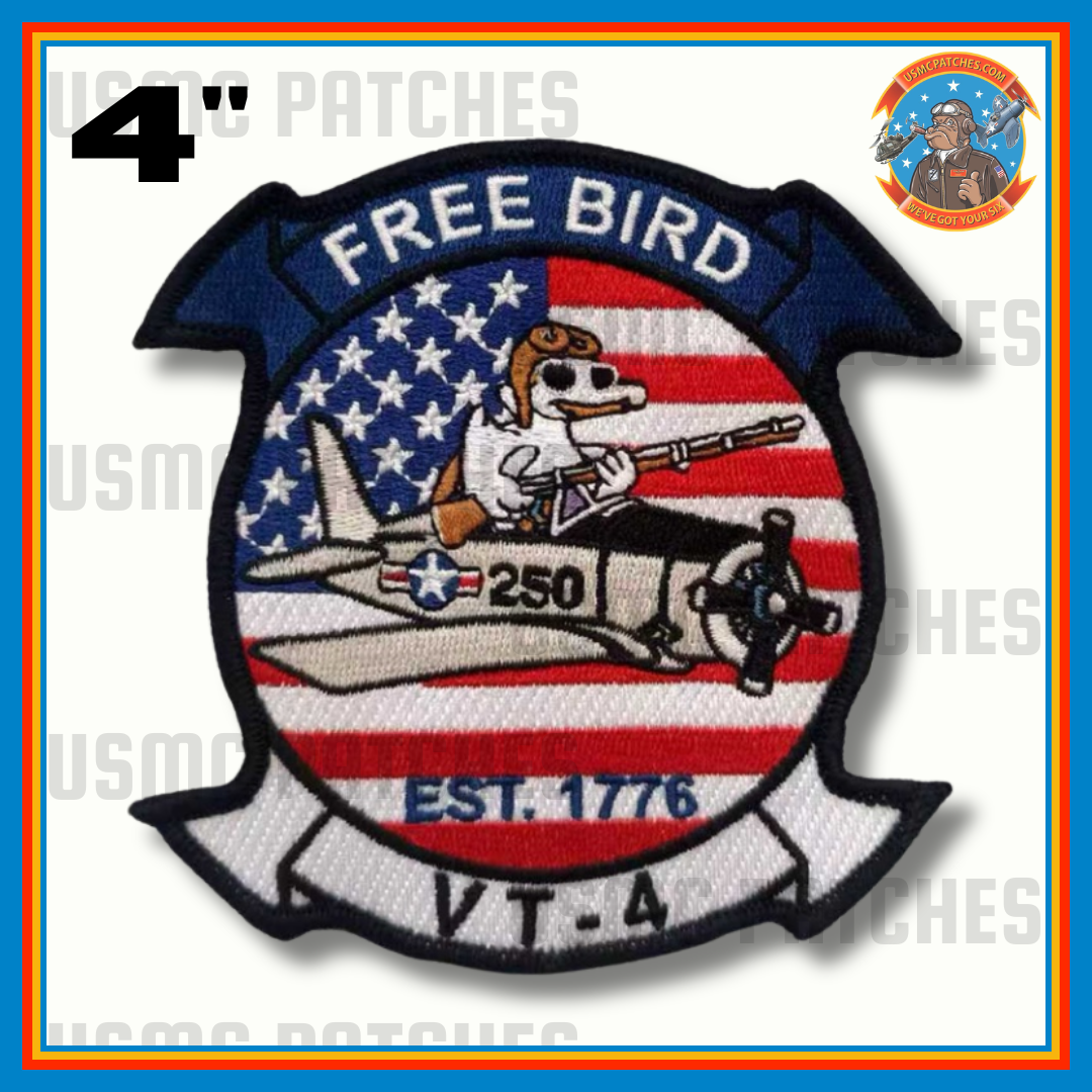 Official VT-4 Warbucks 250th Anniversary Patch and Name Tags