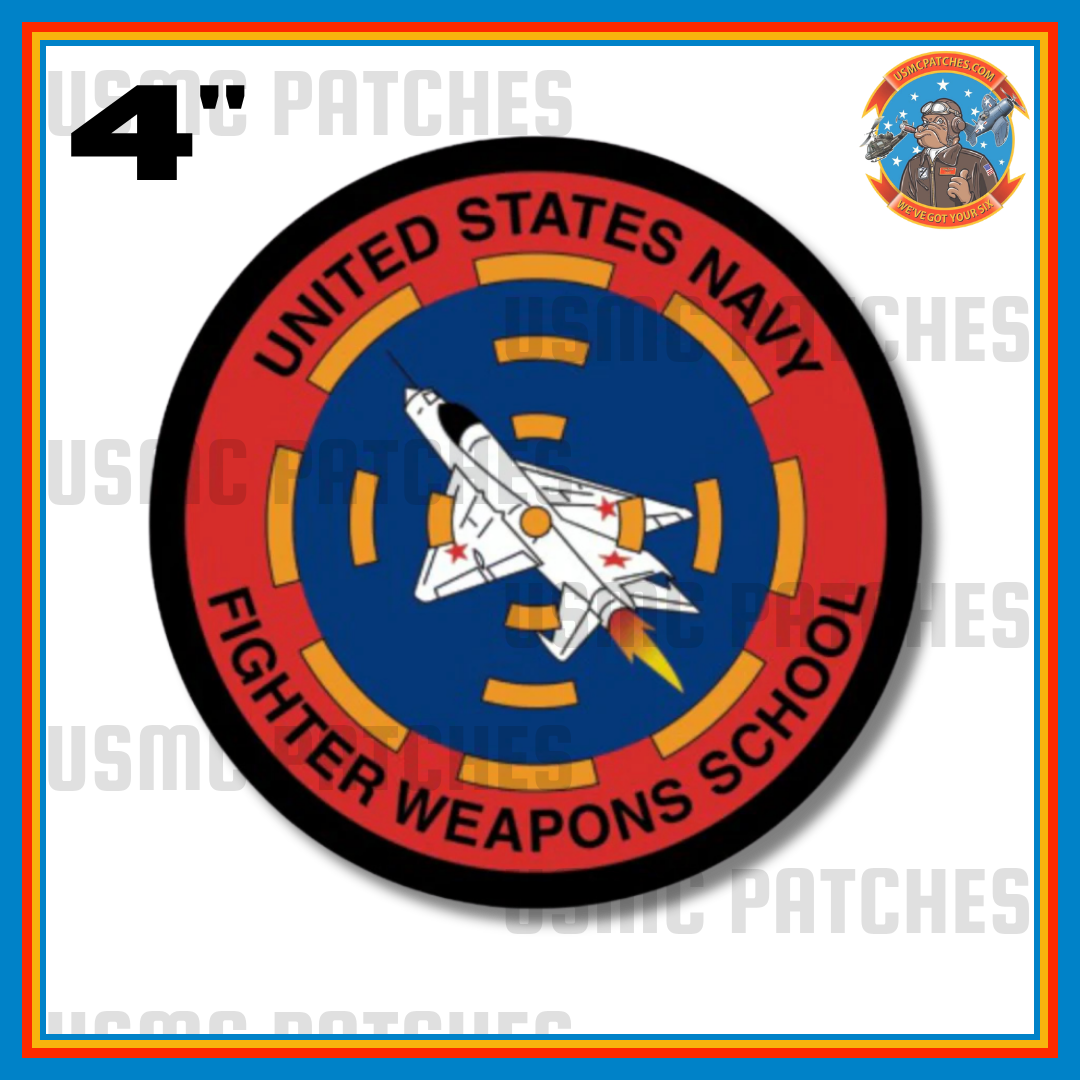 Officially Licensed US Navy Top Gun Fighter Weapons School Sticker