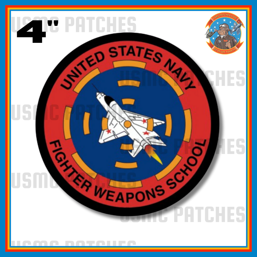 Officially Licensed US Navy Top Gun Fighter Weapons School Sticker