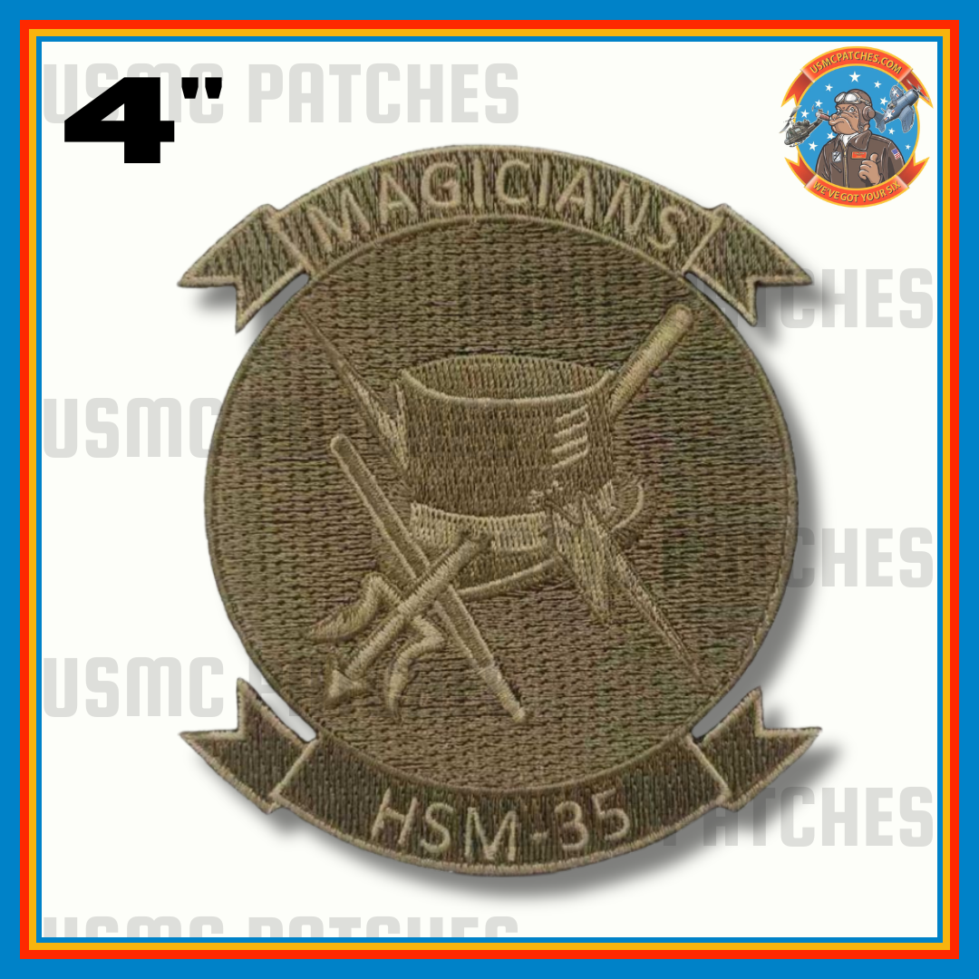 Officially Licensed US Navy HSM-35 Magicians Patch