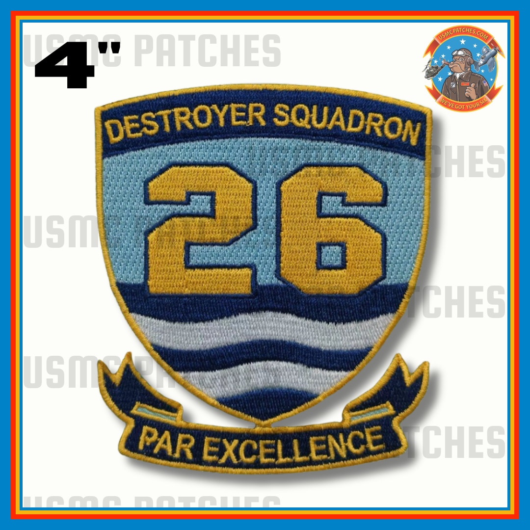 Officially Licensed US Navy Destroyer Squadron 26 Patch