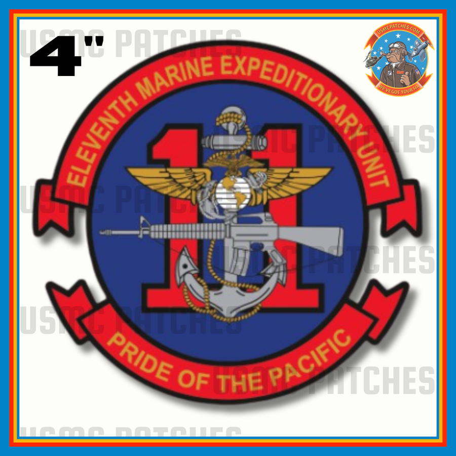 Officially Licensed USMC 11th Marine Expeditionary Unit Sticker