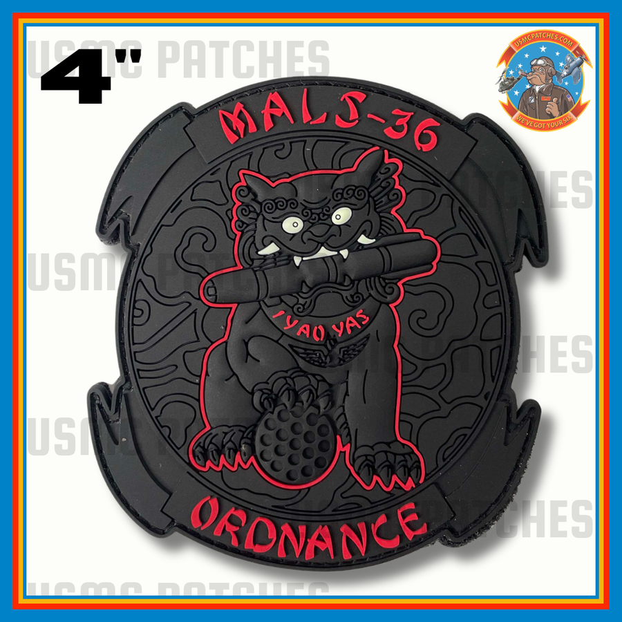 Official MALS-36 Ordnance PVC Glow Patch