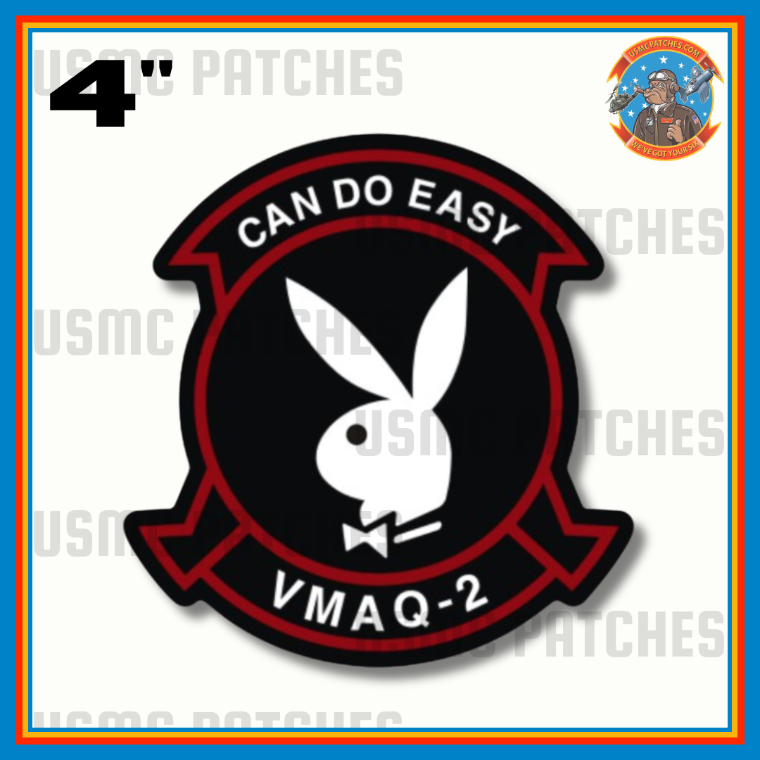 Officially Licensed USMC VMAQ-2 Playboys Sticker
