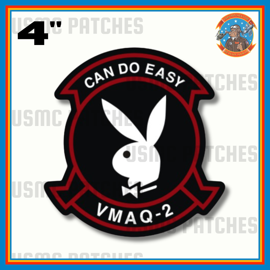 Officially Licensed USMC VMAQ-2 Playboys Sticker