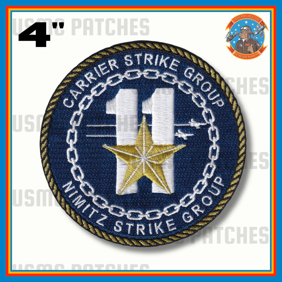 Officially Licensed US Navy Carrier Strike Group 11 Patch