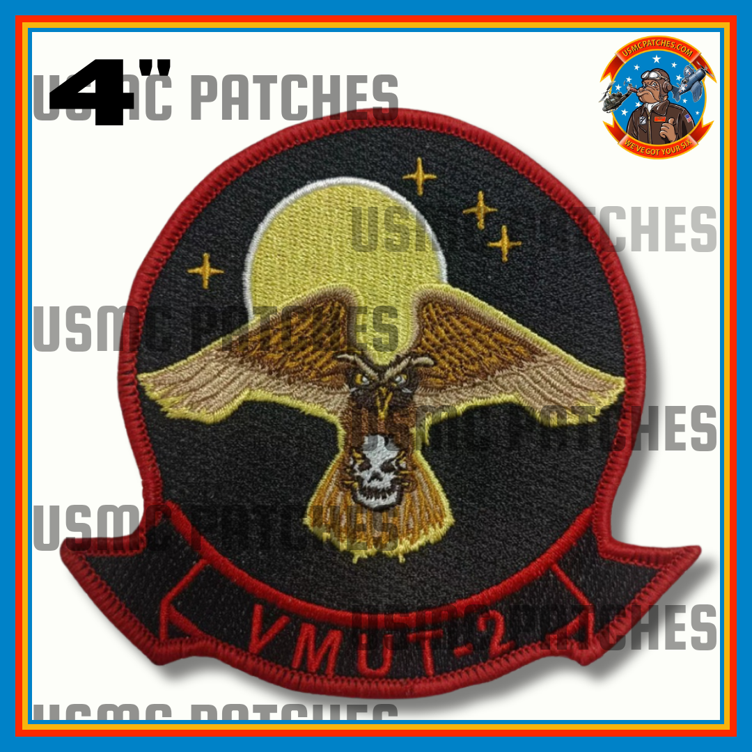 Officially Licensed USMC VMUT-2 Night Owls Squadron Patch