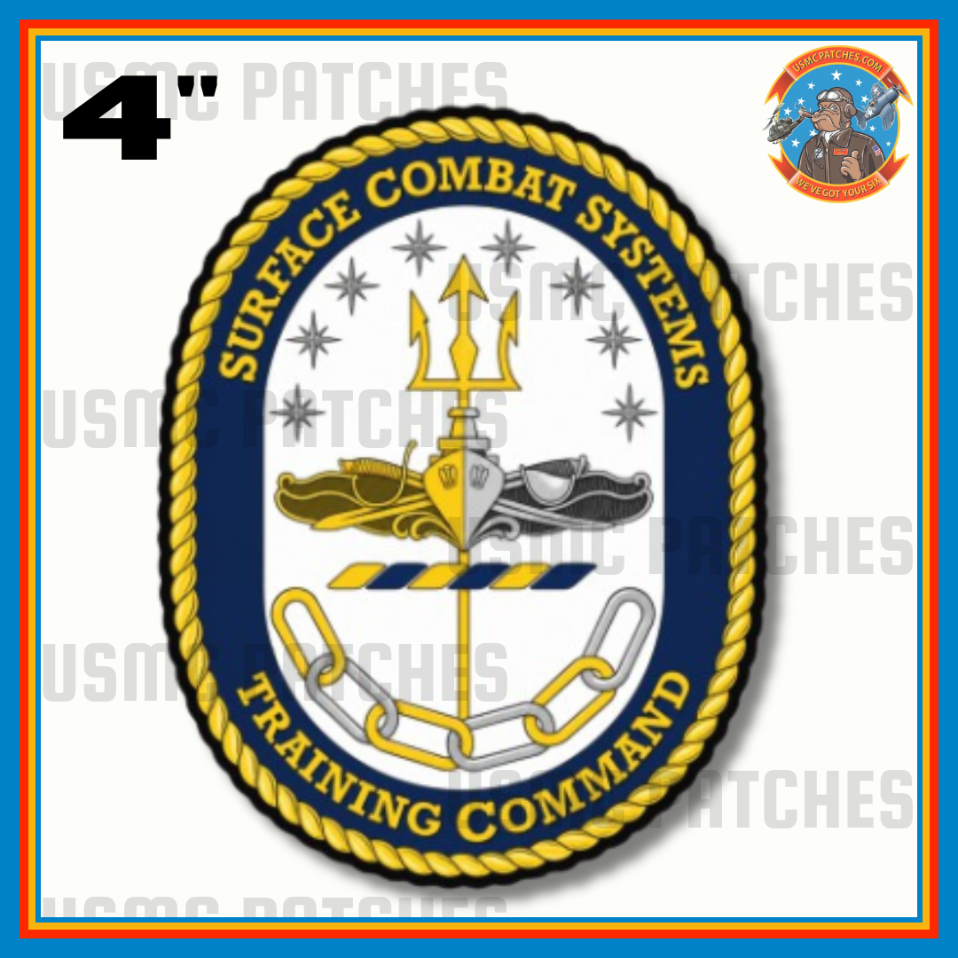 Officially Licensed US Navy Surface Combat Systems Training Command Sticker