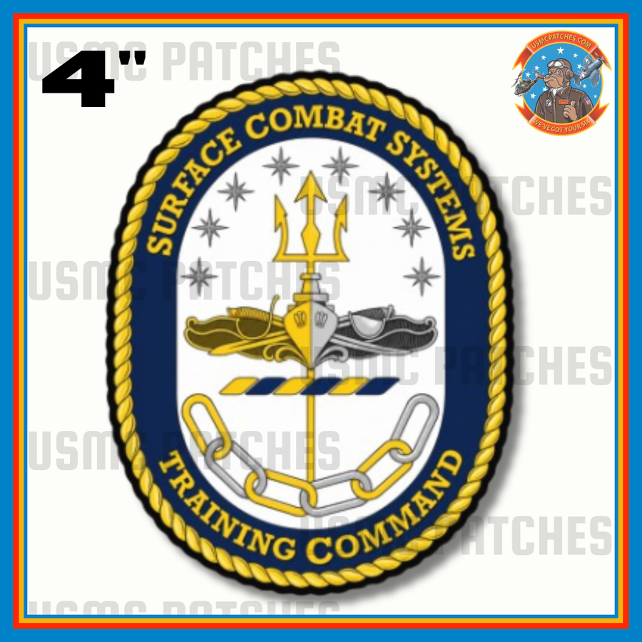 Officially Licensed US Navy Surface Combat Systems Training Command Sticker