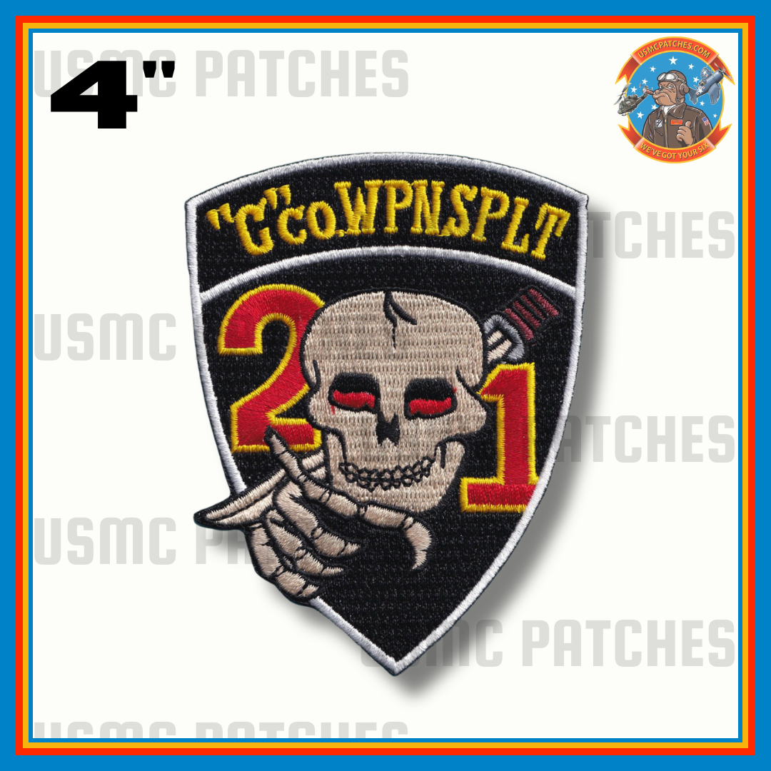 Official G Co 2/1 Weapons Platoon Patch