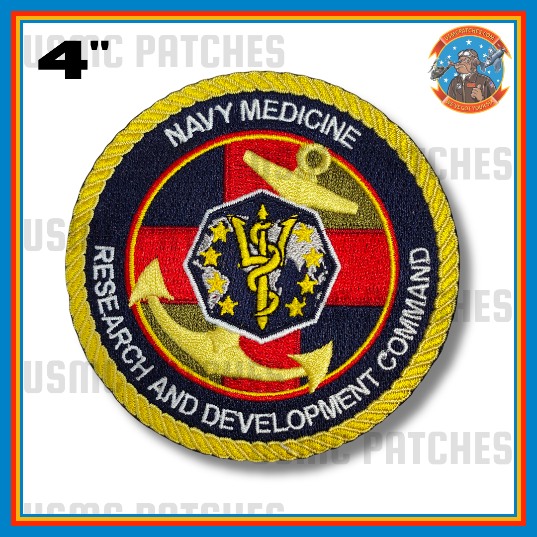 Official Navy Medicine Research & Development Command Patch