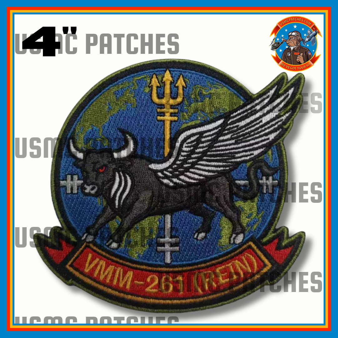 Official VMM-261(REIN) Raging Bulls Deployment Patch