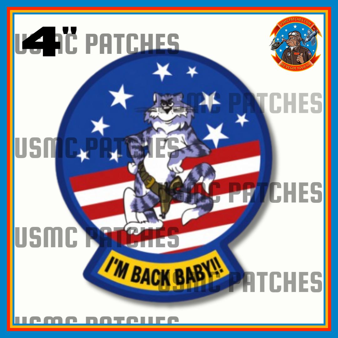 Official F-14 Tomcat I'm Back Baby!! Sticker