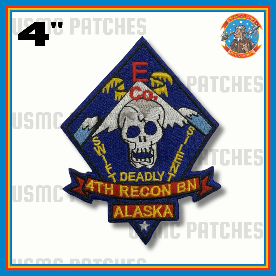Officially Licensed E Co. 4th Recon Battalion Alaska Patch