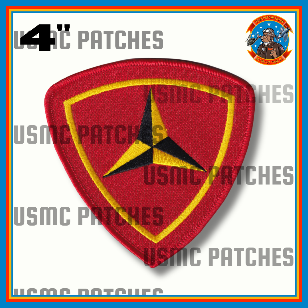 Officially Licensed USMC 3rd Marine Division MARDIV Patch