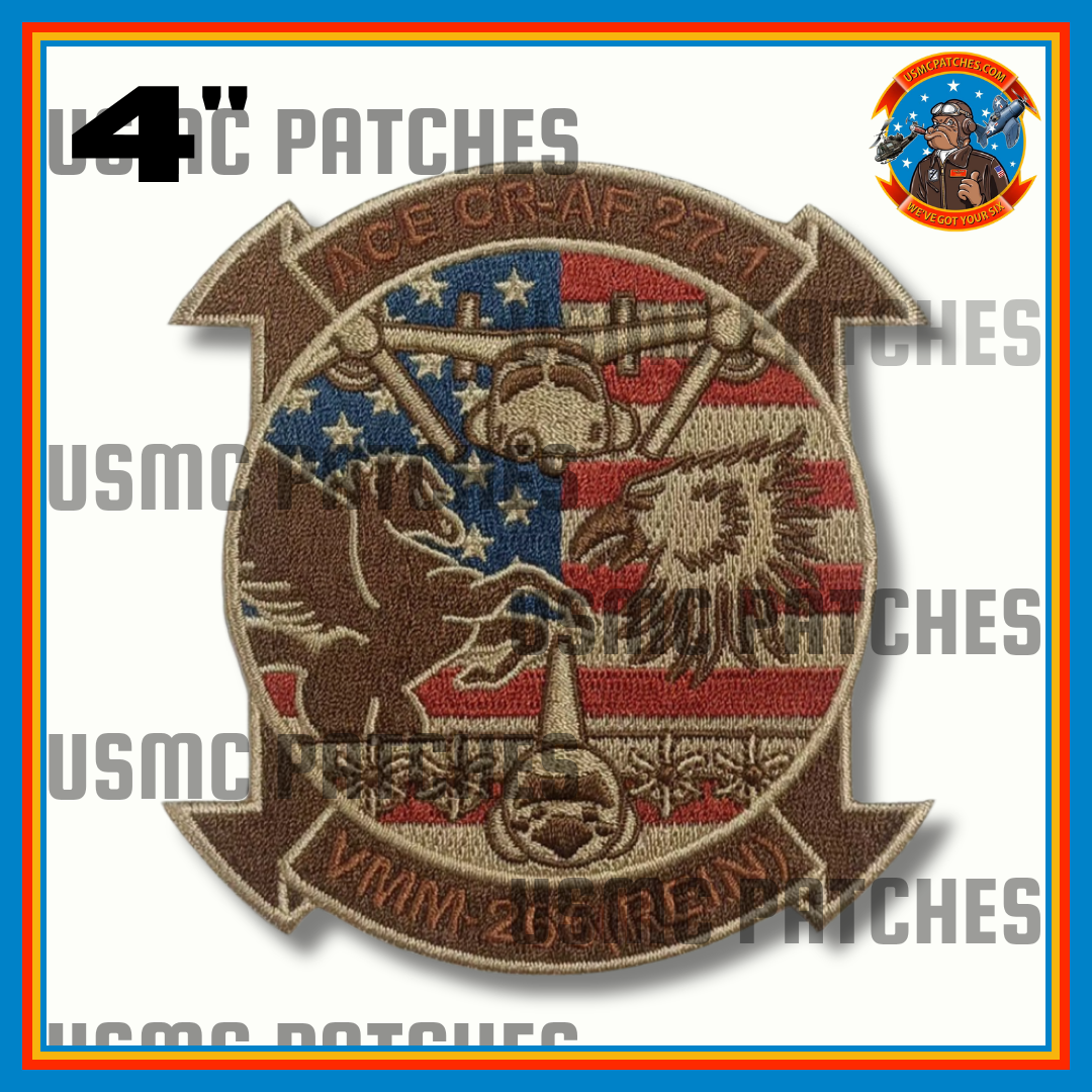 Official VMM-266(REIN) Fighting Griffins ACE CR-AF 27.1 Squadron Patch