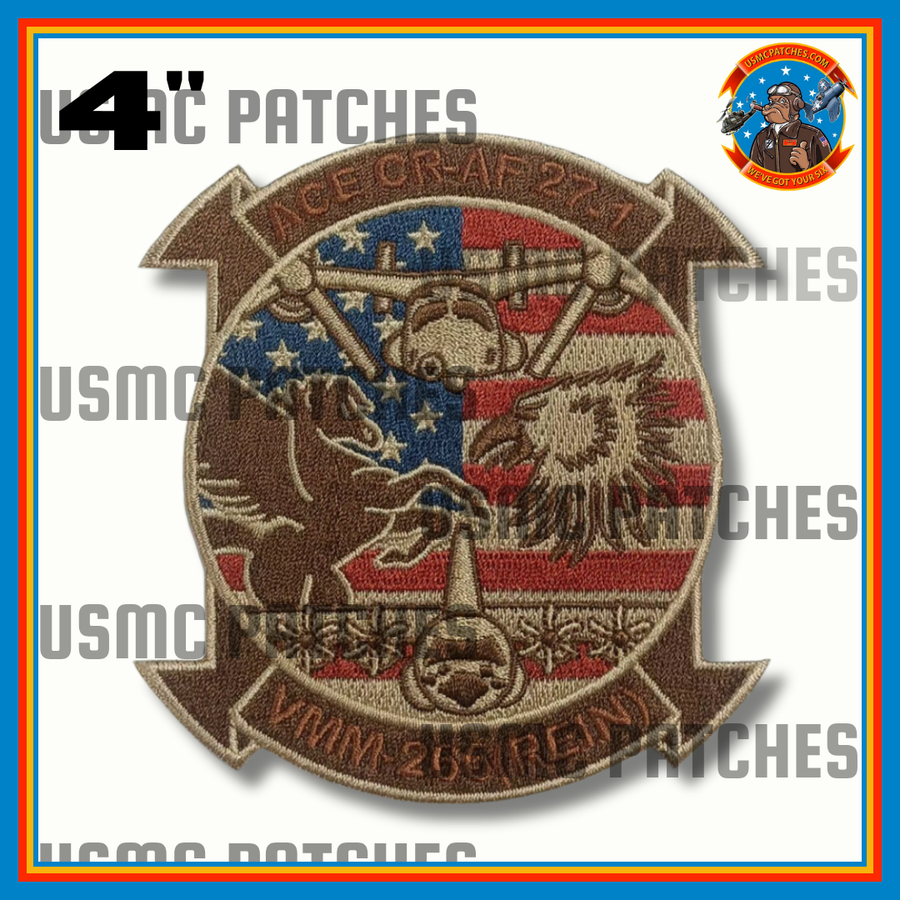 Official VMM-266(REIN) Fighting Griffins ACE CR-AF 27.1 Squadron Patch