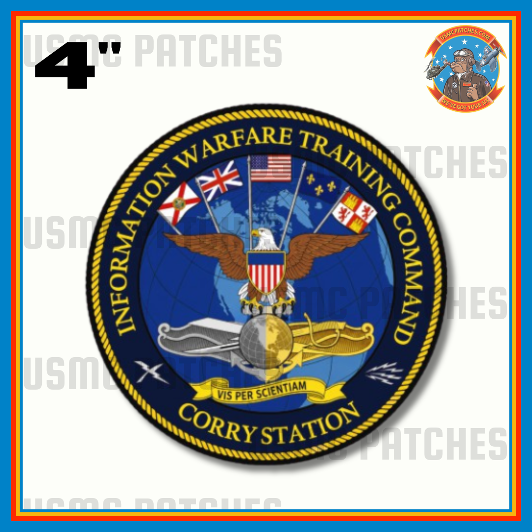 Officially Licensed US Navy Information Warfare Training Command Sticker