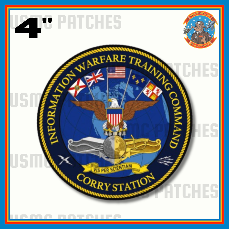 Officially Licensed US Navy Info Warfare Training Command Sticker
