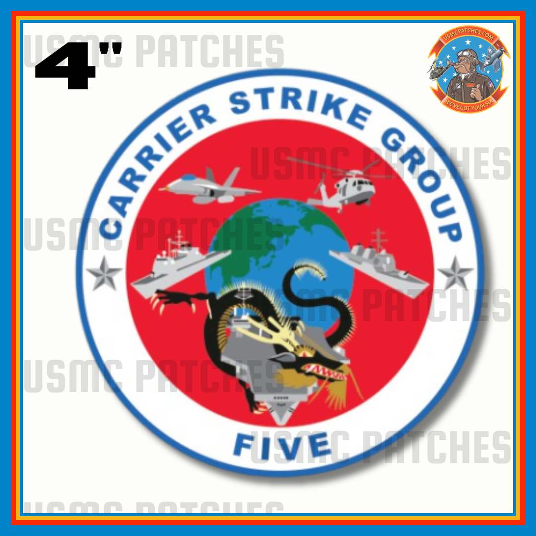 Officially Licensed US Navy Carrier Strike Group Five Sticker