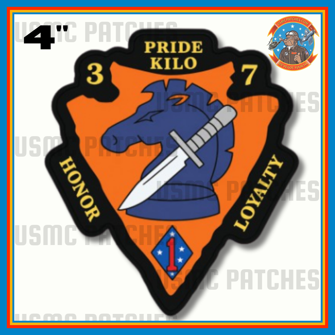 Official 3rd Battalion 7th Marines Kilo Co Sticker