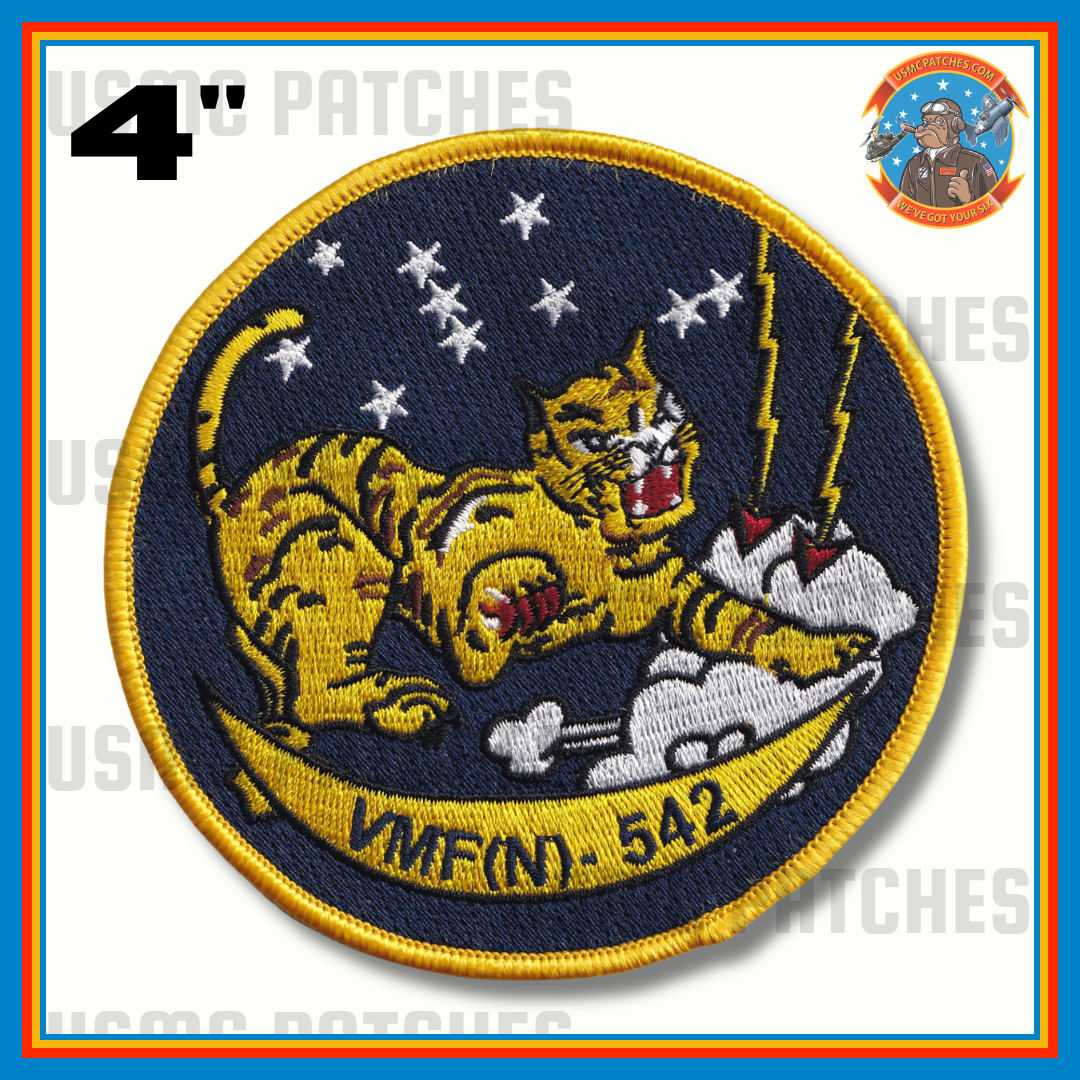 Officially Licensed USMC VMF(N)-542 Tigers Squadron Patch