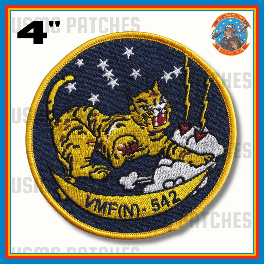 Officially Licensed USMC VMF(N)-542 Tigers Squadron Patch