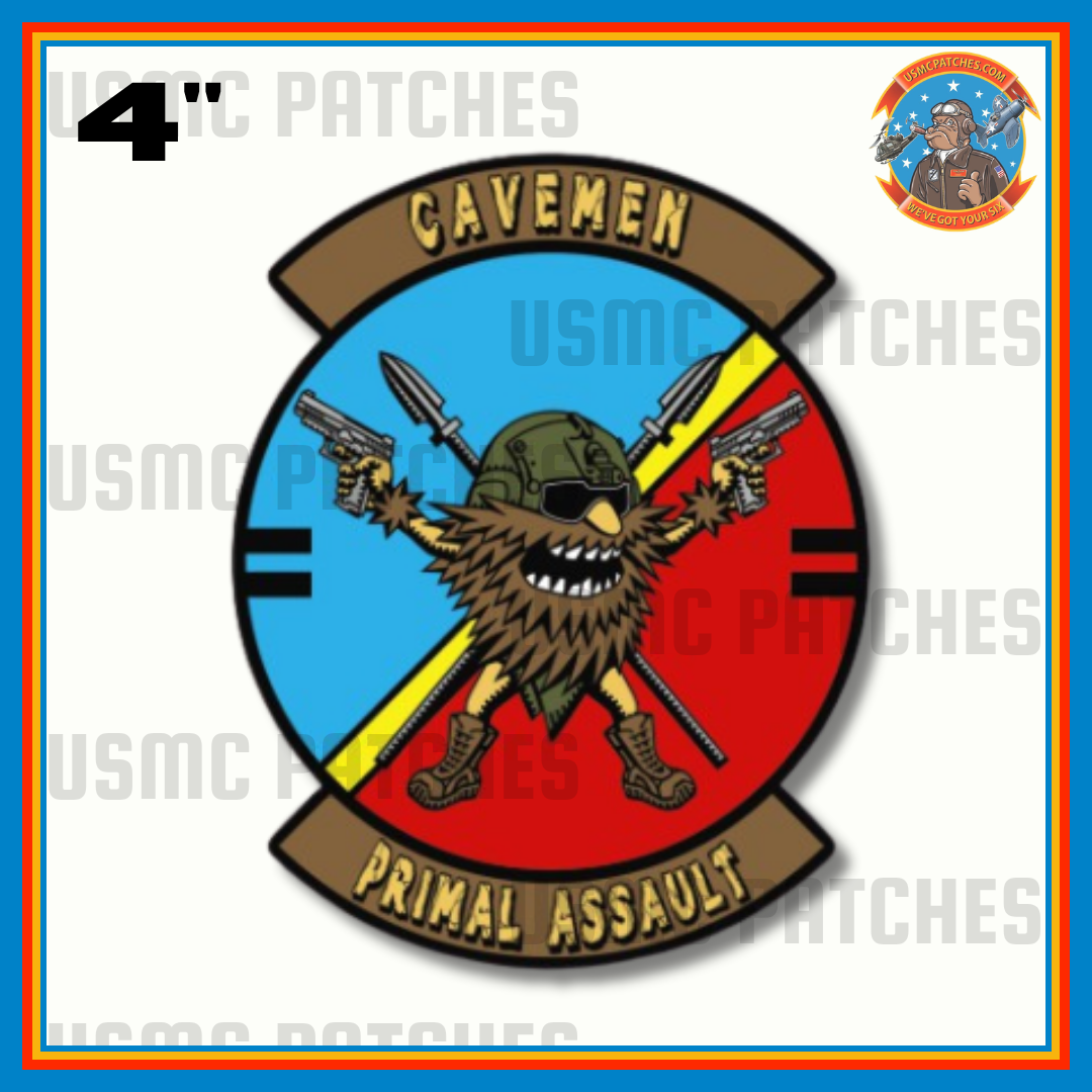 Official US Army Caveman Primal Assault Sticker