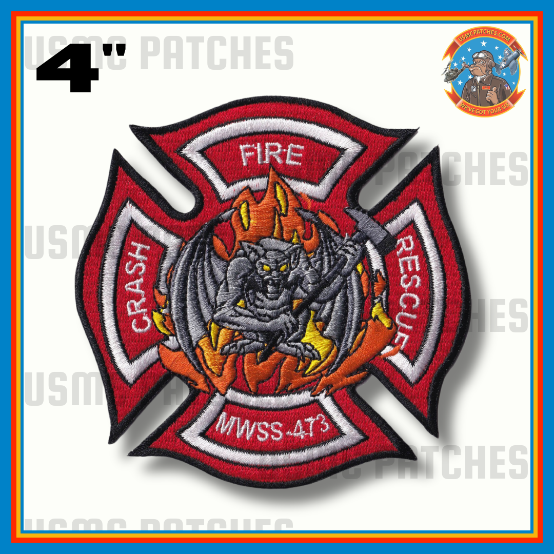 Official MWSS-473 Crash Fire Rescue Patch
