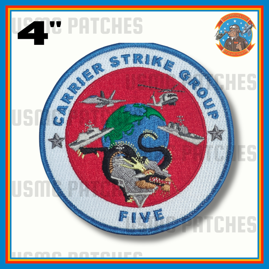 Officially Licensed US Navy Carrier Strike Group 5 Patch