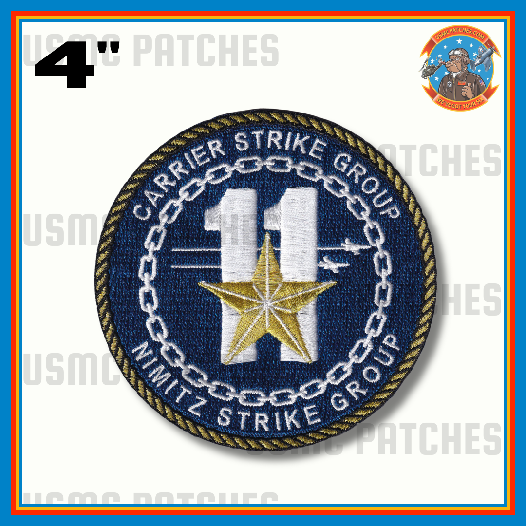 Officially Licensed US Navy Carrier Strike Group 11 Patch