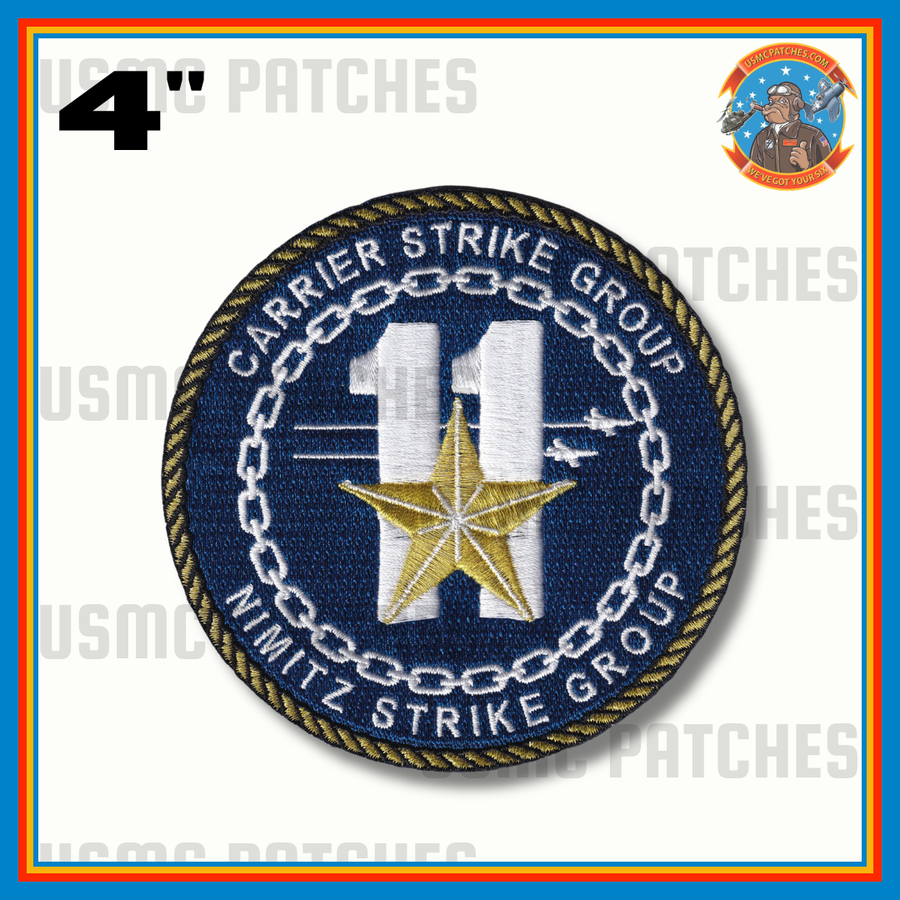 Officially Licensed US Navy Carrier Strike Group 11 Patch