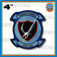 Officially Licensed US Navy VFA-136 Knighthawks Patch