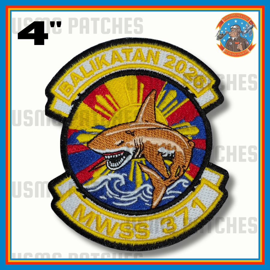 Official MWSS-371 Sand Sharks Balikatan 2026 Patch