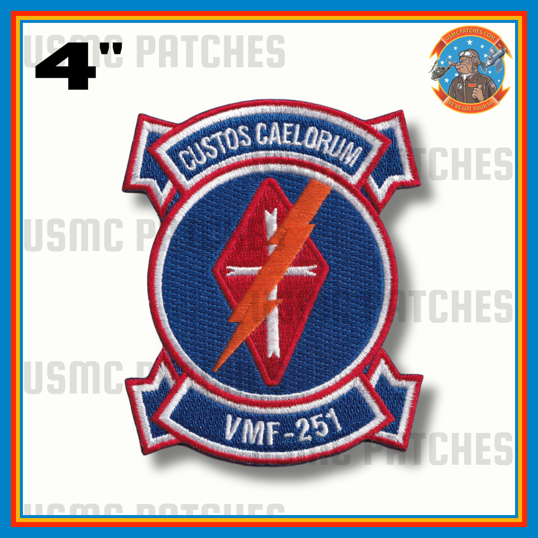 Officially Licensed USMC VMF-251 Thunderbolts Patch