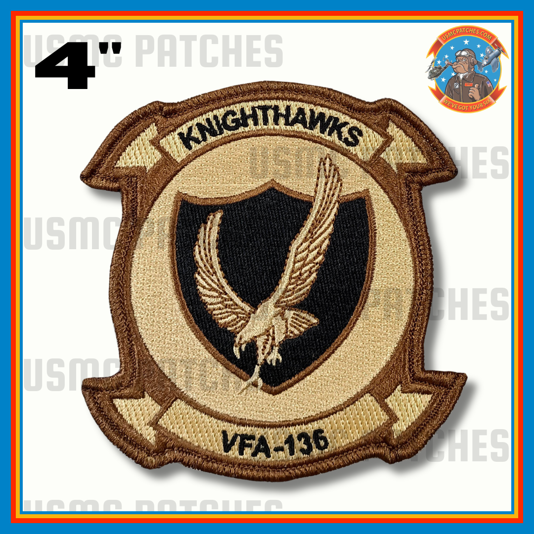 Officially Licensed US Navy VFA-136 Knighthawks Patch