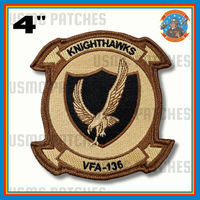 Officially Licensed US Navy VFA-136 Knighthawks Patch