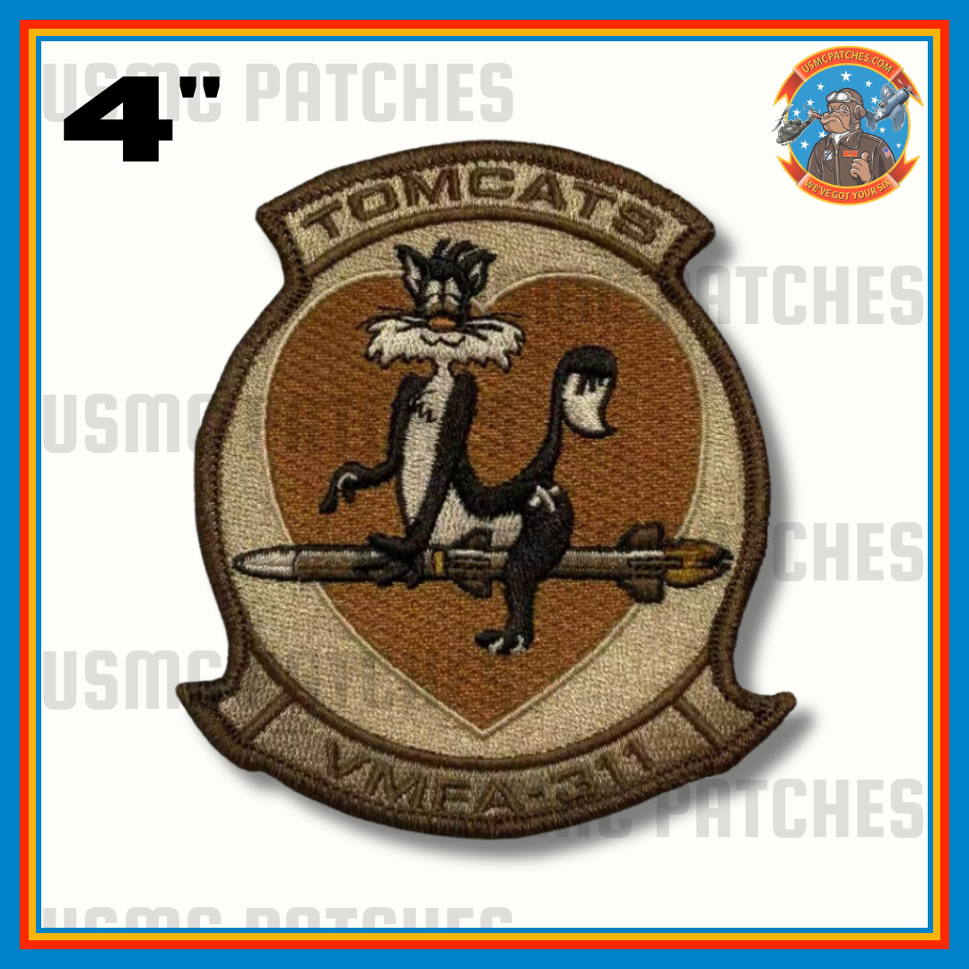 Officially Licensed USMC VMFA-311 Tomcats Squadron Patch