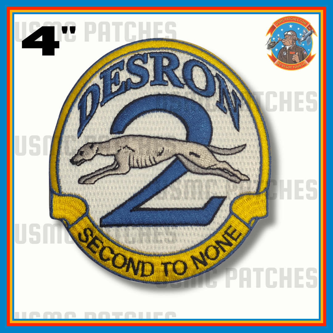 Officially Licensed US Navy Destroyer Squadron 2 Patch