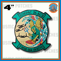 Official VMM-164(REIN) Knightriders RIMPAC 26 ACE PVC Patch