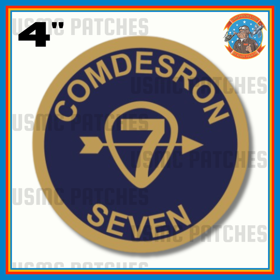Officially Licensed US Navy Destroyer Squadron 7 Sticker