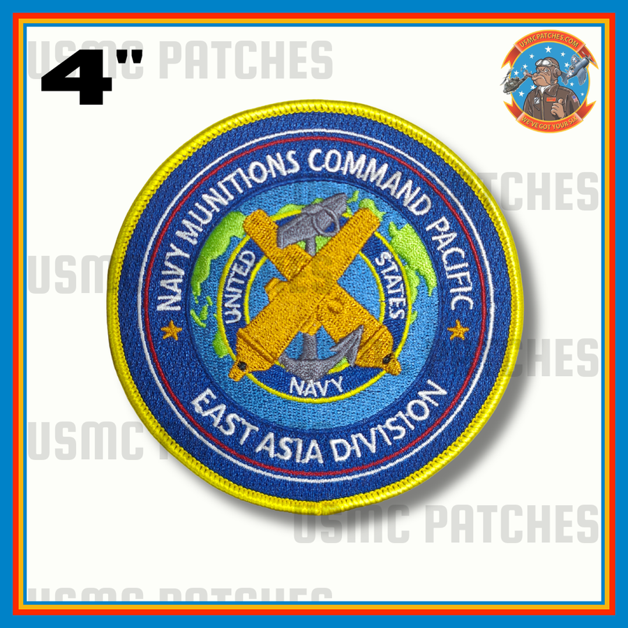 Officially Licensed US Navy Navy Munitions Command Pacific Patch