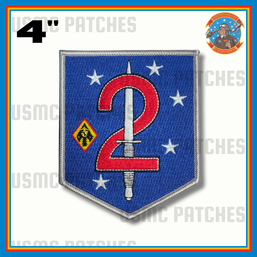 Officially Licensed USMC 2nd Marine Raider Support Battalion Patch