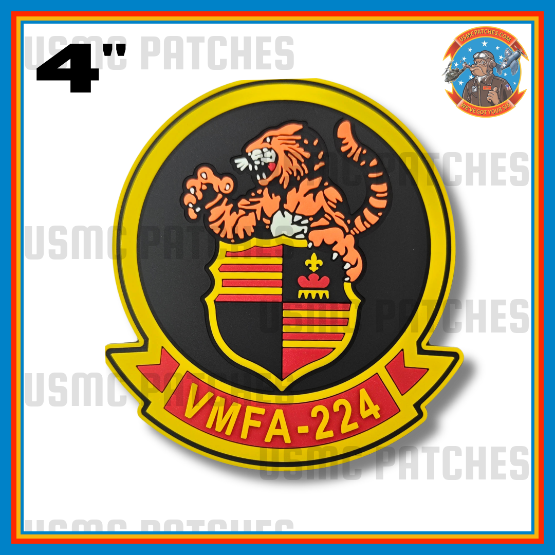 Officially Licensed USMC VMFA-224 Fighting Bengals PVC Patch