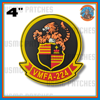 Officially Licensed USMC VMFA-224 Fighting Bengals PVC Patch